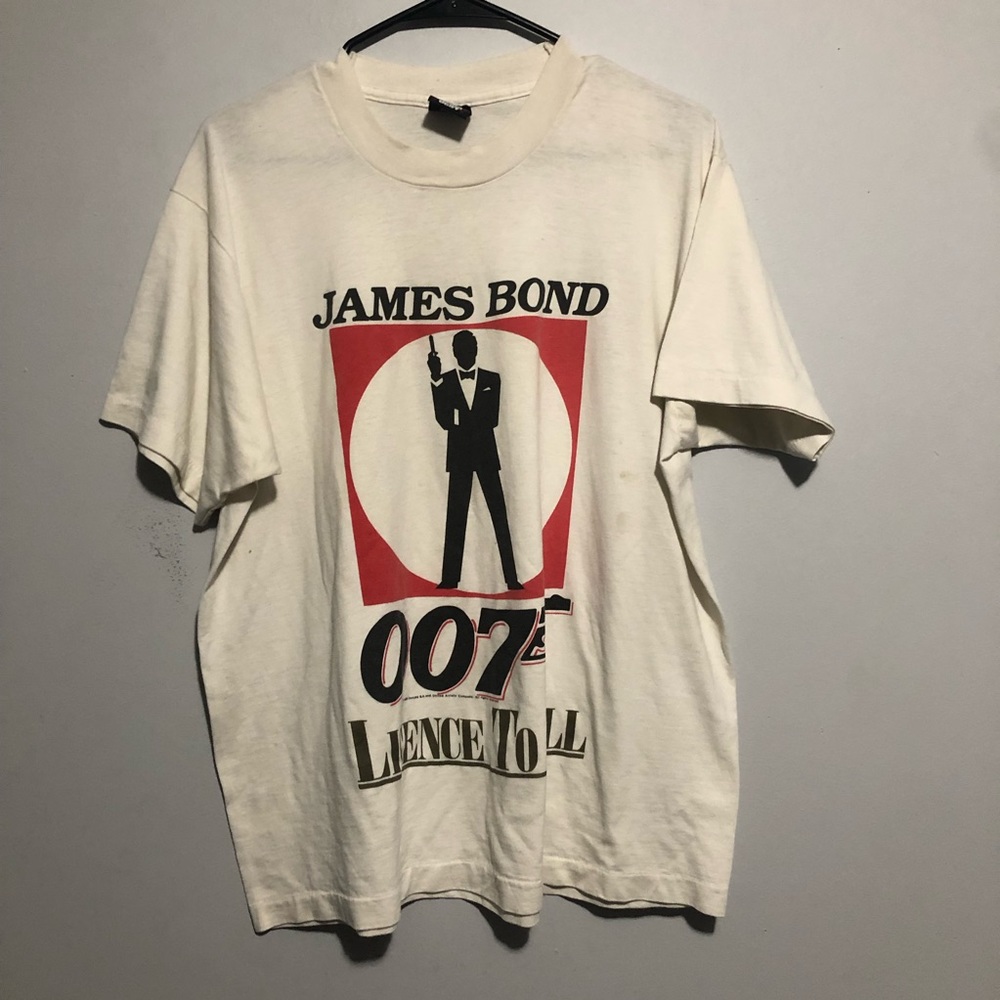 Vintage 1988 James Bond License To Kill Shirt